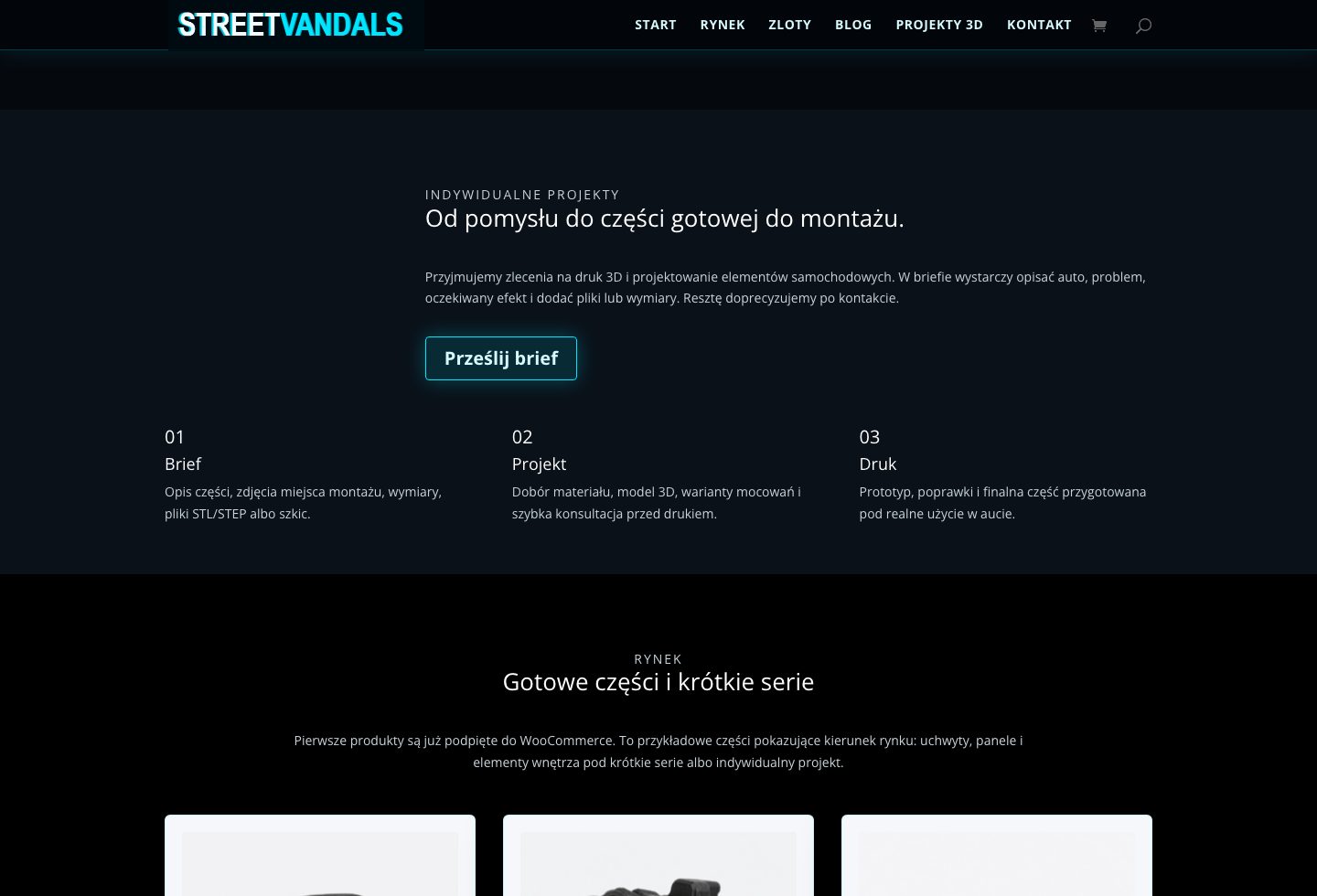 Street Vandals - projekty 3D