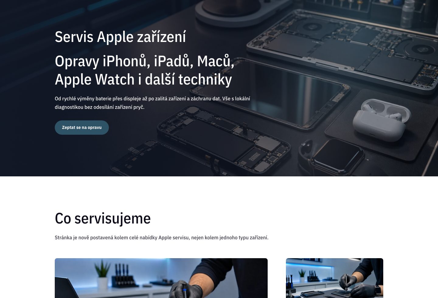TadySpravisApple - usługi